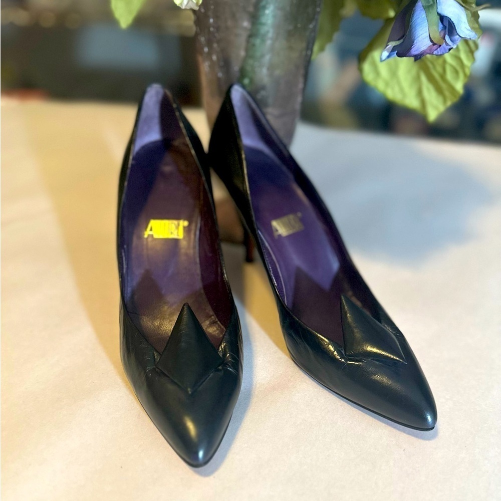 Vintage 80s Pumps By Allure Size 7 Black